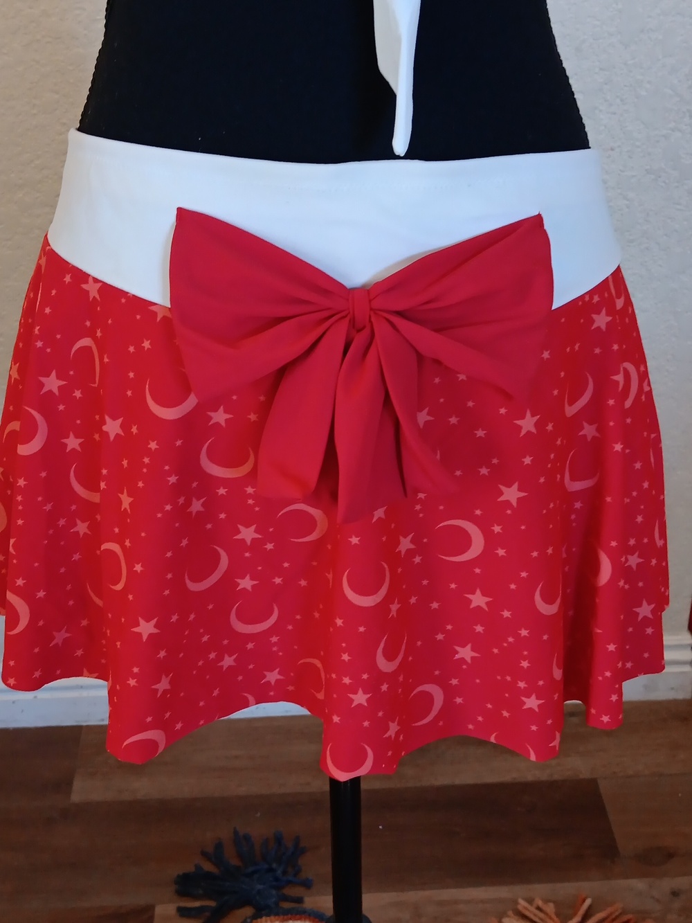 Sailor Moon Bikini Set Red With Purple Gem Plus Size Size 0 - Picture 6 of 12